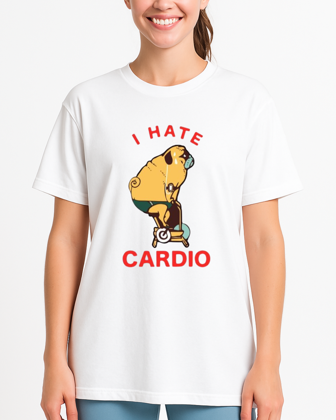 Remera Unisex I Hate Cardio