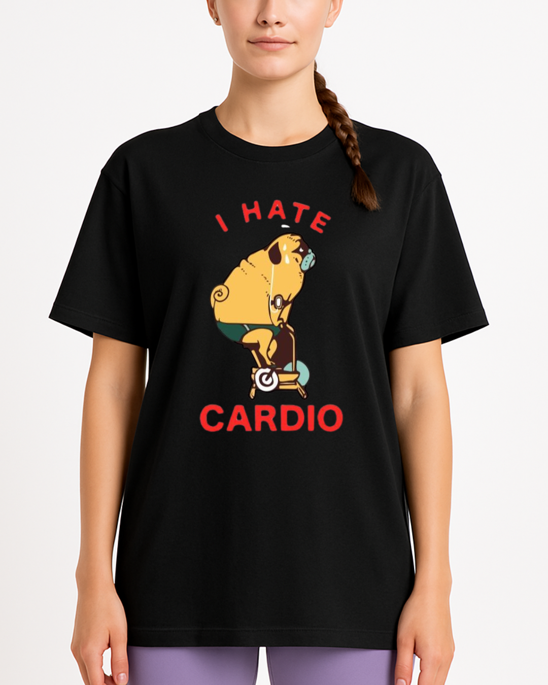 Remera Unisex I Hate Cardio